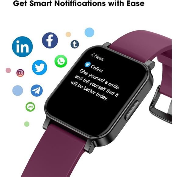 Smart Watch 41mm, Full Touchscreen Smartwatch, Fitness Tracker with Heart Rate - Picture 6 of 6